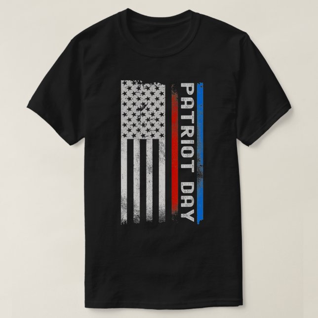 Falsche Patriot Day American Flag T-Shirt (Design vorne)