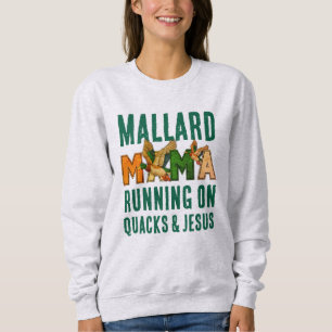 Falsche Rhinestone-STOCKENTEN-MAMA Sweatshirt