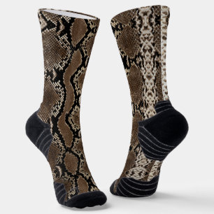 Falsche Rock-Python-Schlangenhaut Socken