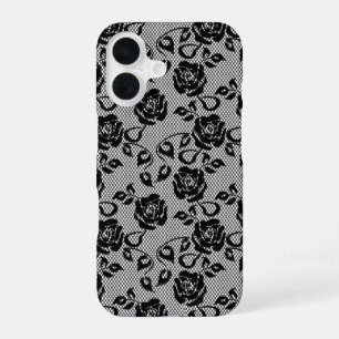Falsche schwarze Spitze iPhone-Hülle iPhone 16 Hülle