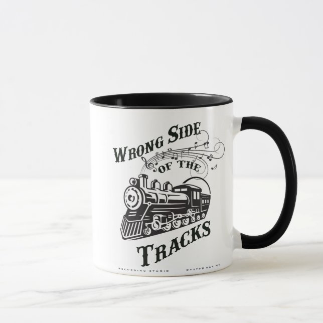 Falsche Seite der Bahn-Tasse Tasse (Rechts)