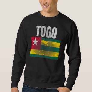 Falsche Togo-Fahne Grafik für Männer Frauen Kinder Sweatshirt