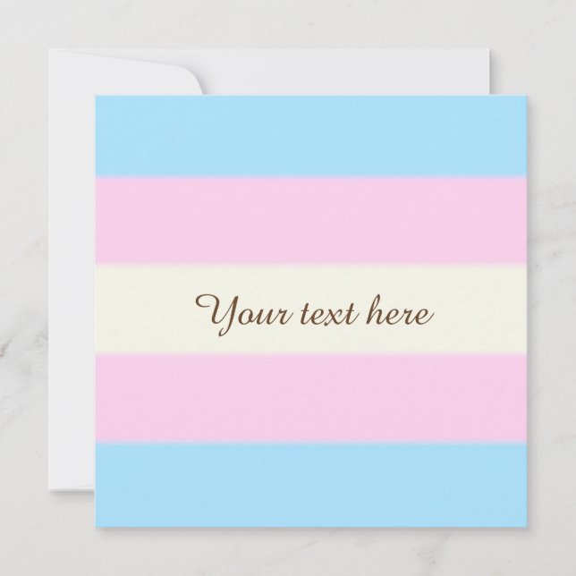 Falsche Transgender-Pride-Markierung (Vorderseite)