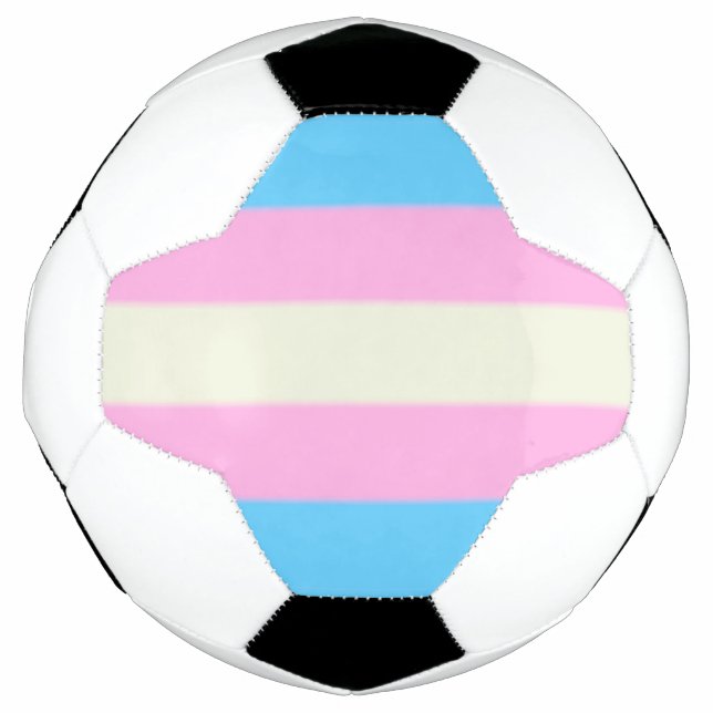 Falsche Transgender-Pride-Markierung Fußball (Vorderseite)