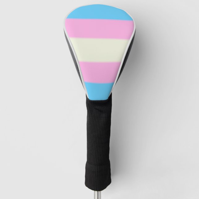 Falsche Transgender-Pride-Markierung Golf Headcover (Vorderseite)