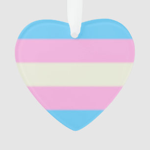 Falsche Transgender-Pride-Markierung Ornament