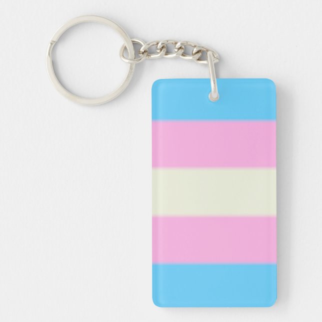 Falsche Transgender-Pride-Markierung Schlüsselanhänger (Vorderseite)