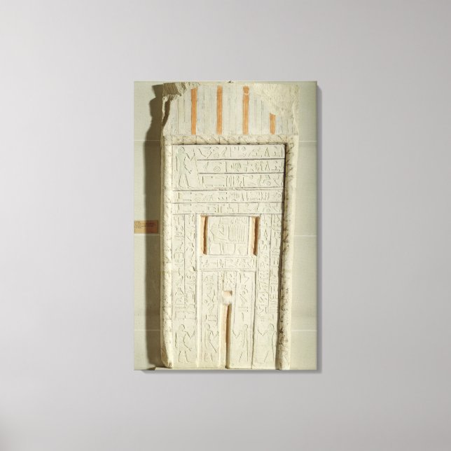 Falsche Tür von Sheshi, c.2300-2200 v. Chr. (Limon Leinwanddruck (Vorderseite)