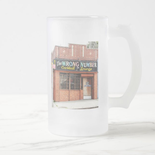 Falsche Zahl-mattierte Tasse (Rechts)