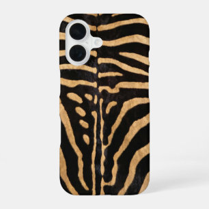 Falsche Zebrahaut iPhone 16 Hülle