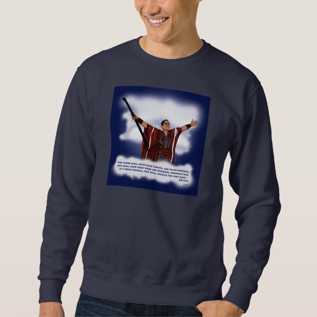 Falscher Christus (Obama) Sweatshirt (Vorderseite)