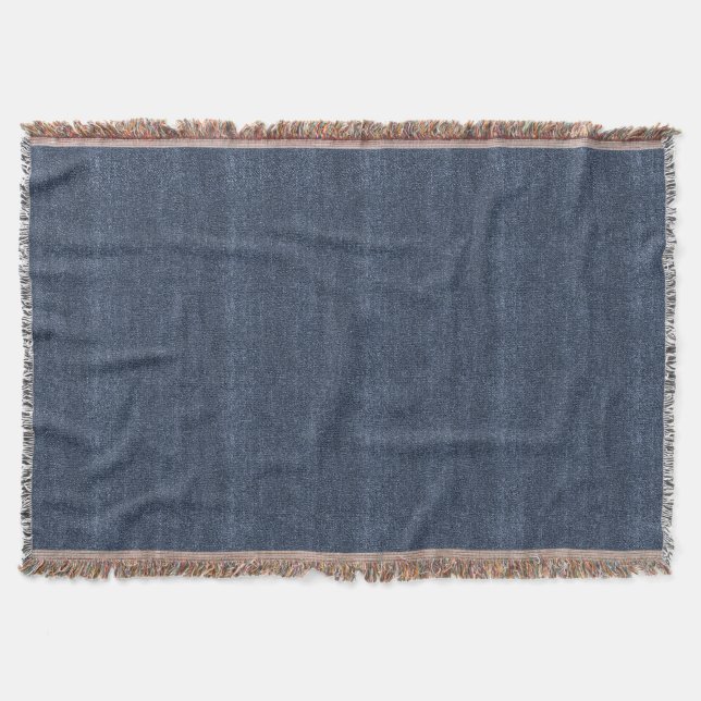 Falscher Denim-Blaujeans Decke (Vorderseite)