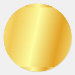 Falscher goldener Hintergrund Leerer Vorlage Trend Runder Aufkleber