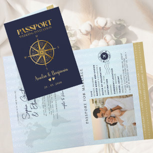 Falscher Goldkompass Reise Reisepass Zielort Einladung