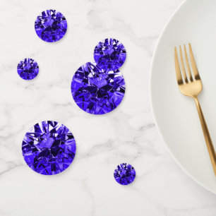 Falscher Saphirblauer Diamant-Edelstein Konfetti