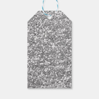 Falscher Silberglitter Geschenkanhänger