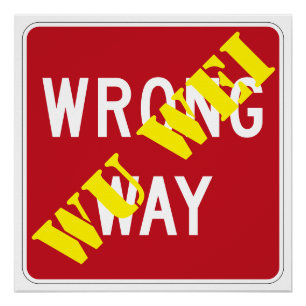 Falscher Weg - Wu Wei Poster