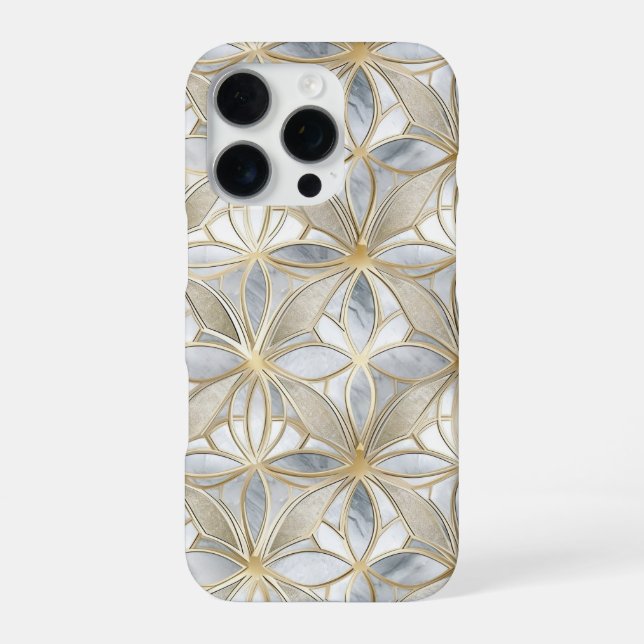 Falsches Buntglas iPhone Hülle (Rückseite)