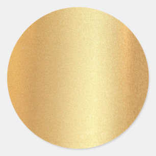 Falsches Gold-Glitter-Leerzeichen-Vorlage Glamour  Runder Aufkleber