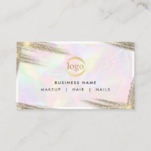 Falsches Gold-Holografisches Professionelles Logo