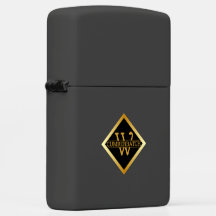 Falsches Gold-Monogramm – Schwarz & Gold