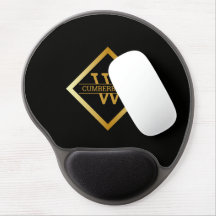 Falsches Gold Monogramm – Schwarz & Gold