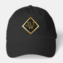 Falsches Gold-Monogramm – Schwarz & Gold