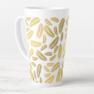 Falsches Goldpalmenblätter-Muster Milchtasse
