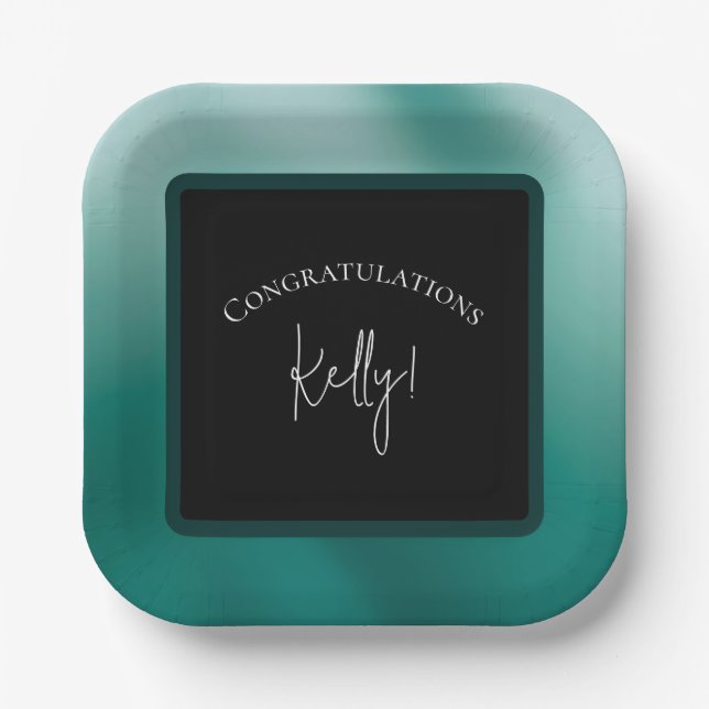 Falsches Grünbuch Pappteller (Vorderseite)