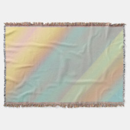 Falsches irisierendes Muschel-Vibes-Muster Decke