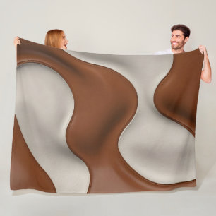 Falsches Kuhleder Beliebte Luxus Elegante Kollekti Fleecedecke