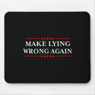 Falsches Lügen wieder ein Geschenk gegen Rassismus Mousepad