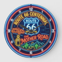Falsches Neon Mother Road Route 66 Centennial