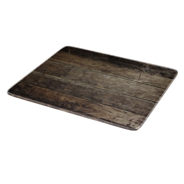 Falsches rustikales Holz Schneidebrett (Ecke)