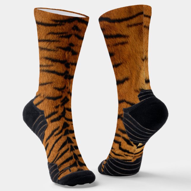 Falsches Sibirisches Tigermuster  Socken (Gewinkelt)