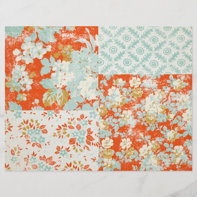 Falsches Zeitschriftenpapier für das Blumenzellenb (Vorderseite)