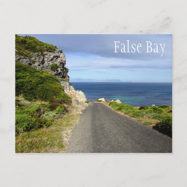 False Bay, Capetown, Südafrika Postkarte (Vorderseite)
