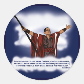 False Christ (Obama) Runder Aufkleber