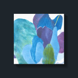 False Indigo I Leinwanddruck<br><div class="desc">floral</div>