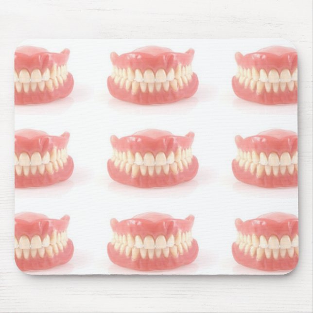 "FALSE TEETH" GALORE MOUSEPAD (Vorne)