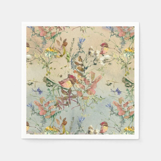 FALSFALL | Botanischer Herbst Serviette (Vorderseite)