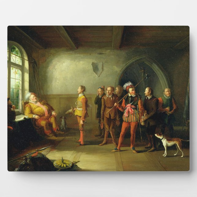 Falstaff and the Recruruits, from 'Henry IV, Part  Fotoplatte (Vorderseite)