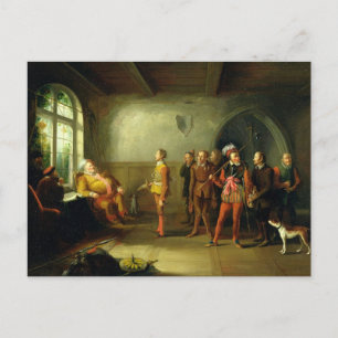 Falstaff and the Recruruits, from 'Henry IV, Part Postkarte