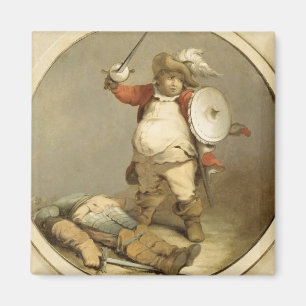 Falstaff mit dem Körper von Hotspur, c.1786 (Öl  Magnet