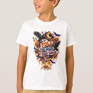 Falte die Nacht auf deine Weise Origami T-Shirt
