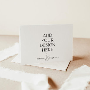 Falten dank Kartendruck, laden Sie Ihr Design hoch Dankeskarte