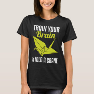 Falten eines Krans Origami T-Shirt