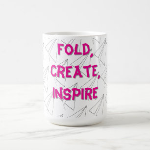 Falten, Erstellen, Inspiriert Kaffeetasse