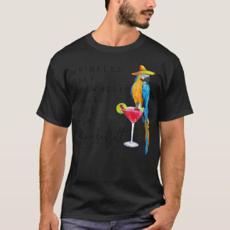 Falten gehen nur dorthin, wo das Lächeln Niedlich  T-Shirt