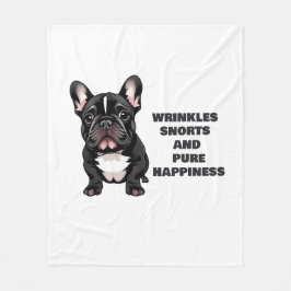 Falten, Snores und reines Glück Fleecedecke